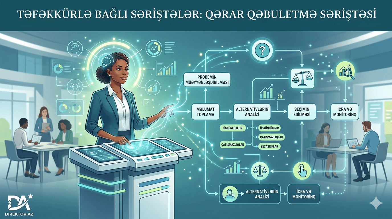 Təfəkkürlə bağlı səriştələr - Qərar qəbuletmə səriştəsi