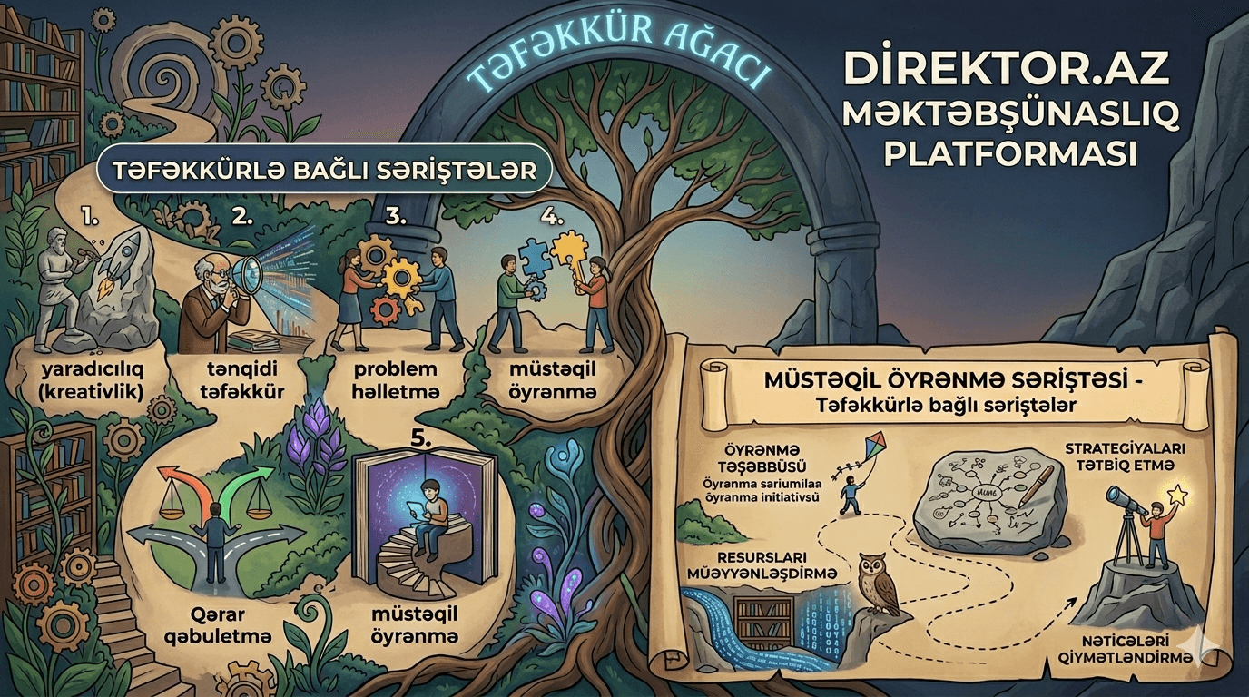 Müstəqil öyrənmə səriştəsi - Təfəkkürlə bağlı səriştələr