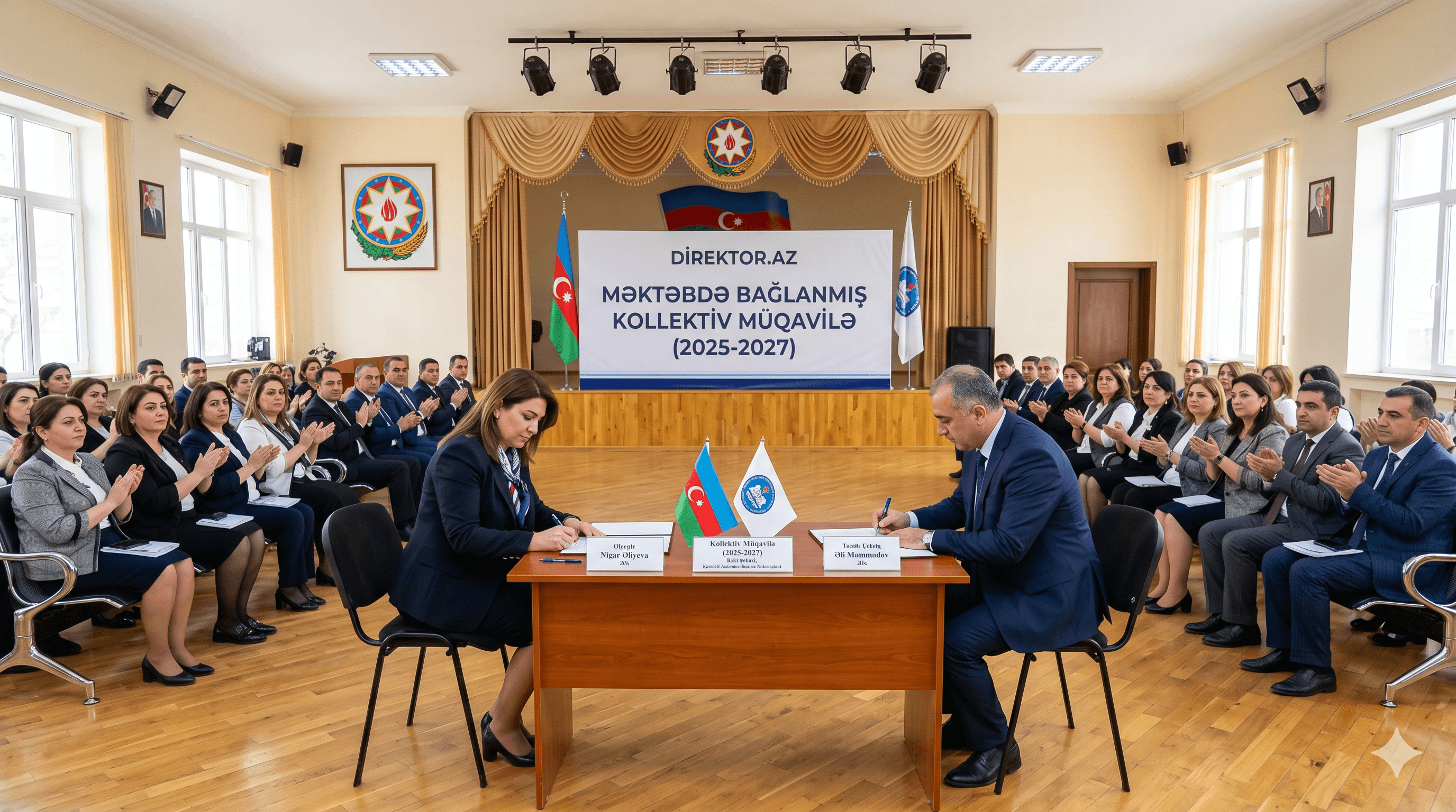 DİQQƏT ! - Məktəbdə bağlanmış Kollektiv Müqavilə (2025-2027)