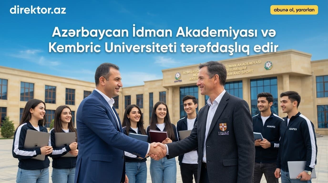 İdman Akademiyası ilə Kembric Univerviteti tərəfdaşlıq edir
