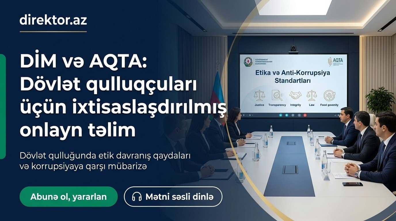 DİM etik davranış və antikorrupsiya təlimi keçirib