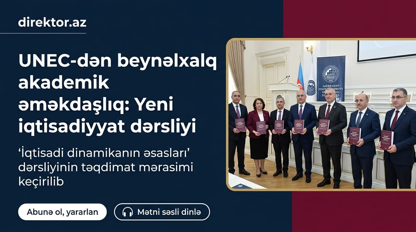 UNEC-də Türkiyə aliminin iştirakı ilə hazırlanan dərslik təqdim olunub