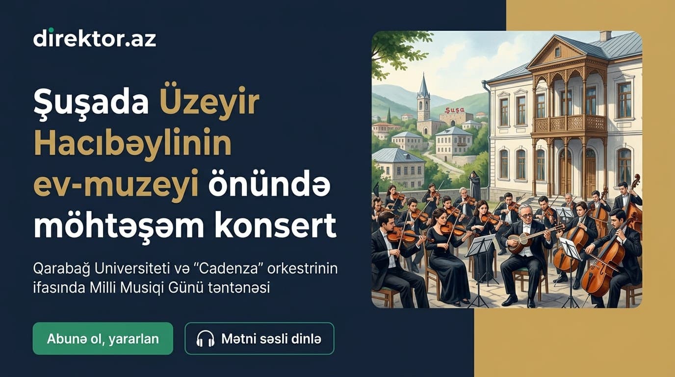 Qarabağ Universitetinin iştirakı ilə “Milli Musiqi Günü”nə həsr olunmuş konsert proqramı keçirib