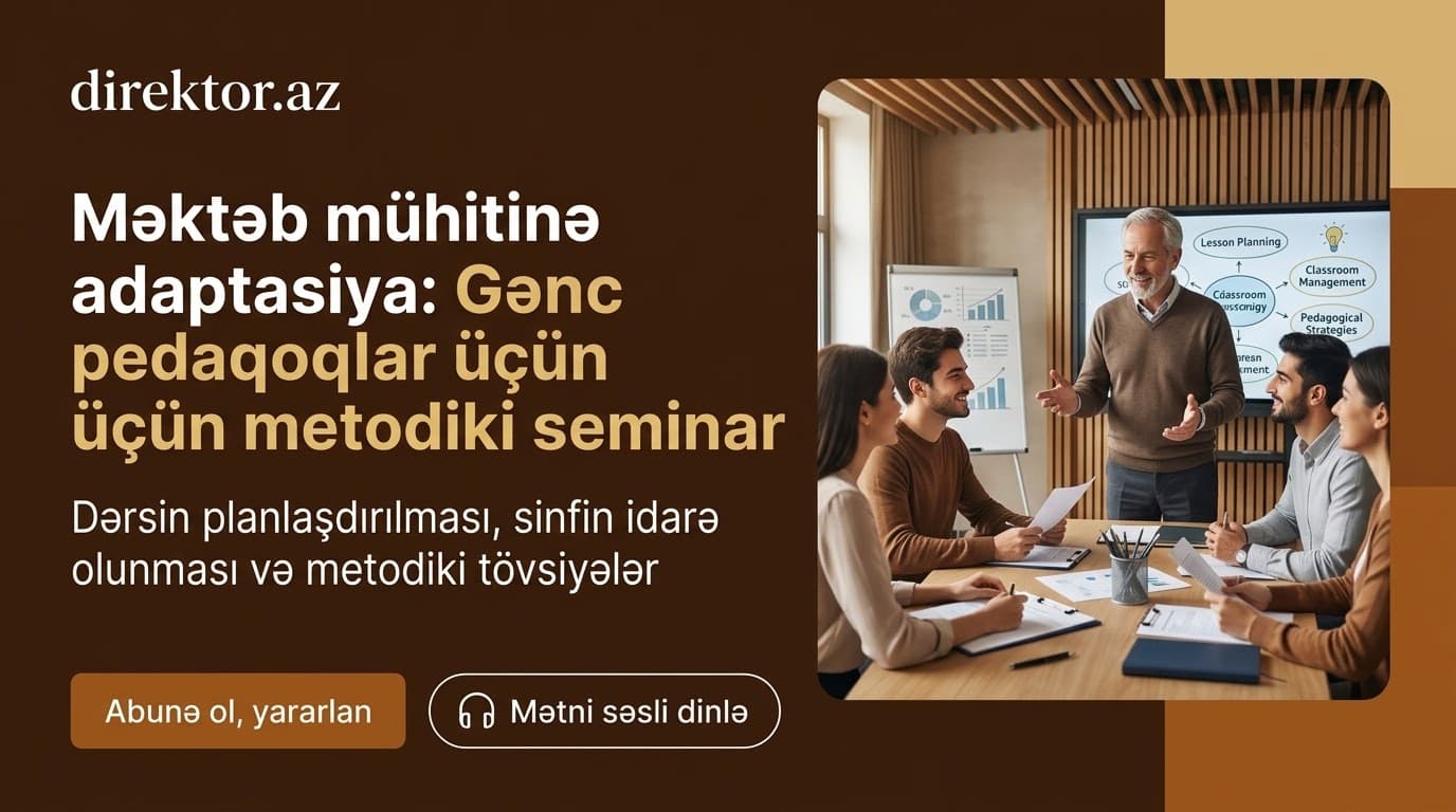 Dağlıq Şirvan RTİ-nin təşkilatçılığı ilə gənc müəllimlərlə görüş keçirilib