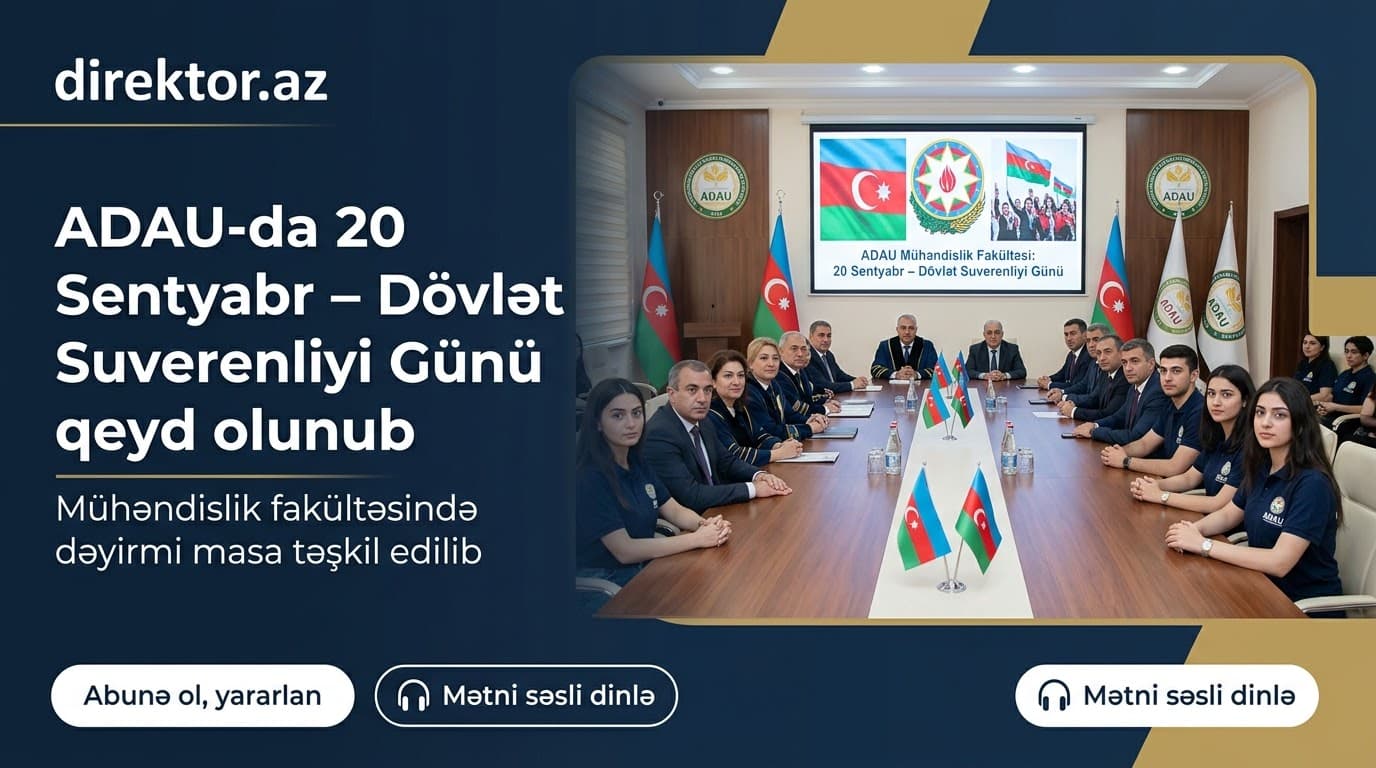 Azərbaycan Dövlət Aqrar Universitetində Suverenlik Günü tədbiri keçirilib
