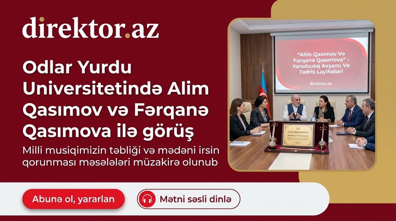 OYU-da Alim Qasımov ilə görüş keçirilib