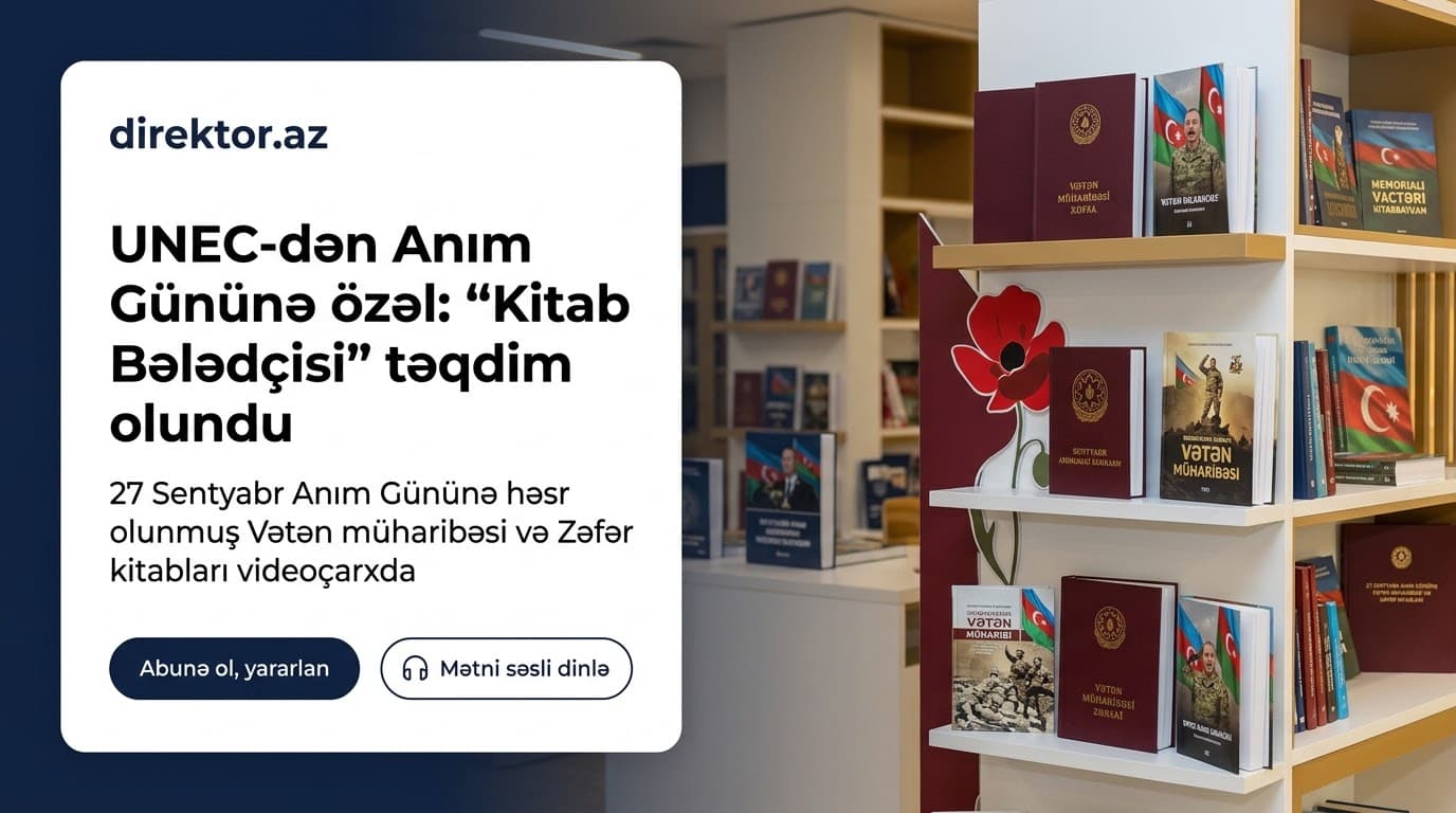 UNEC-də Anım Gününə həsr olunan kitab təqdim edilib