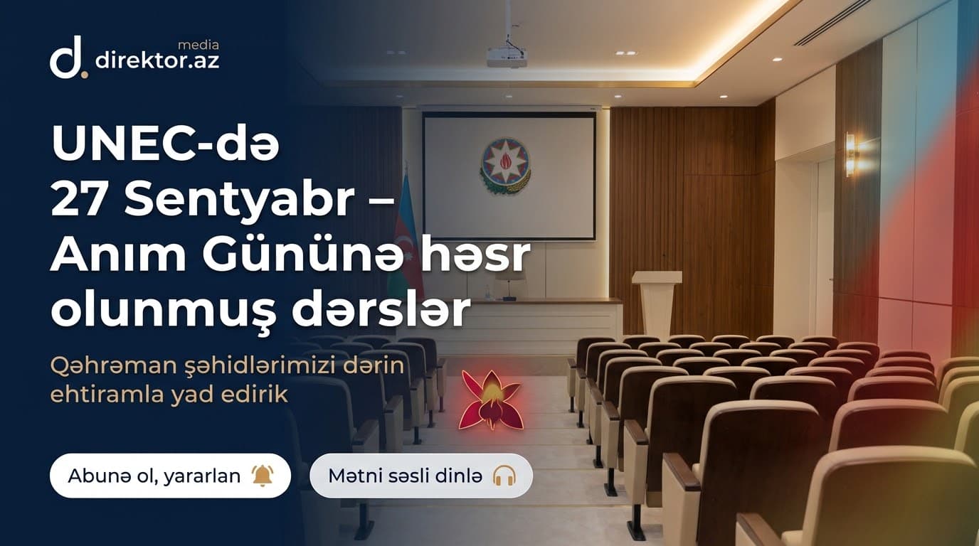 UNEC-in şəhidlik zirvəsinə ucalmış 27 tələbəsi