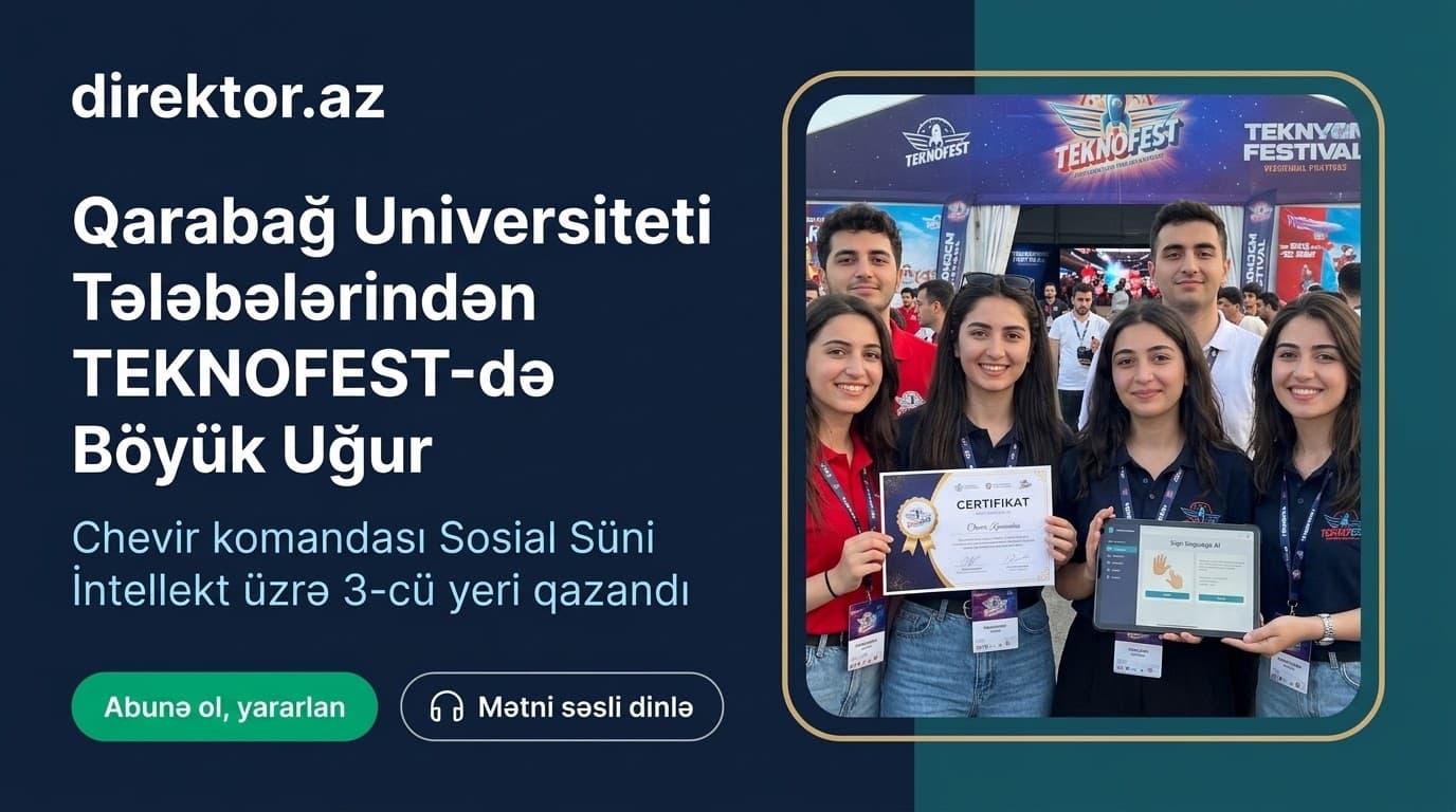 Qarabağ Universitetinin tələbələri Türkiyədə keçirilən yarışda qalib olublar