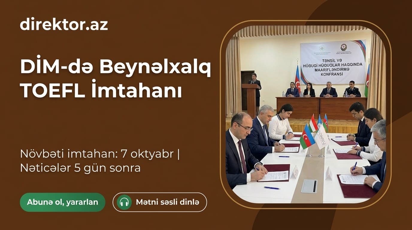 DİM növbəti TOEFL imtahanı keçirəcək