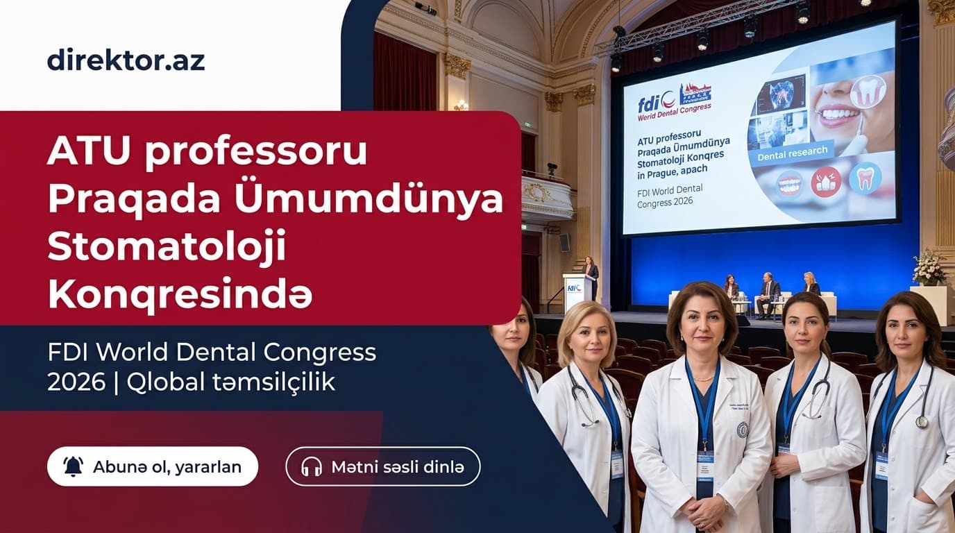 Tibb Universitetinin professoru Praqada ölkəmizi təmsil edib