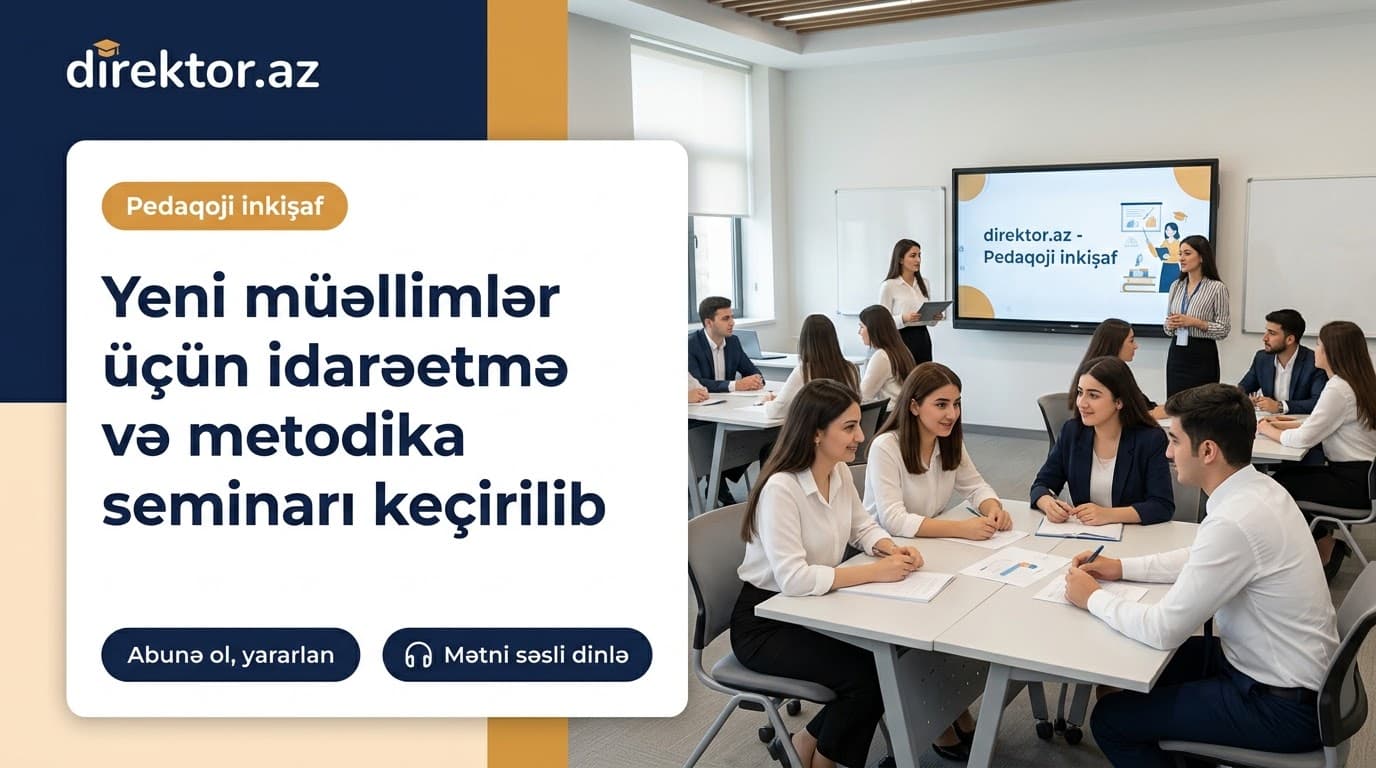 Qarabağ RTi-də müəllimlər üçün seminar keçirilib
