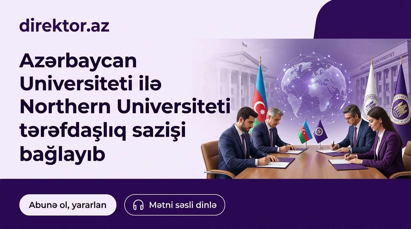 Azərbaycan Universiteti ilə Pakistan ali təhsil müəssisəsi arasında tərəfdaşlıq