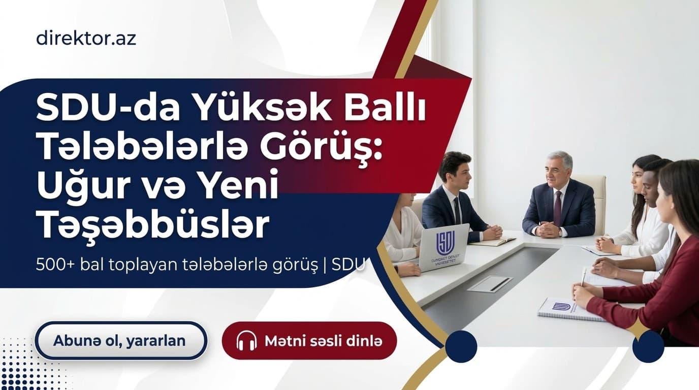 SDU-da tələbələr üçün anonim sorğu yaradılıb