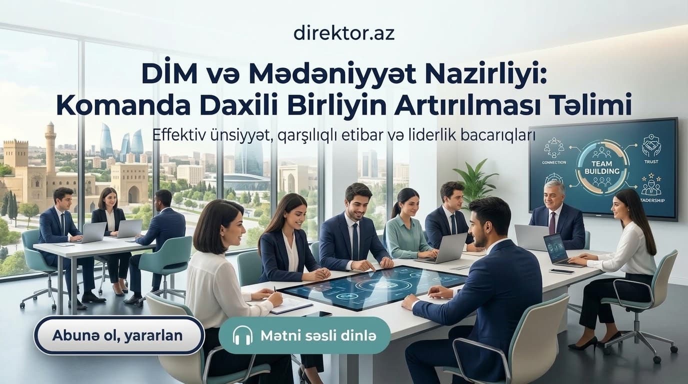 DİM Mədəniyyət Nazirliyinin əməkdaşları üçün təlim keçirib