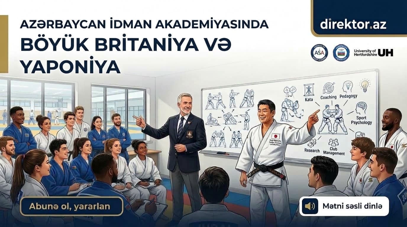 Yaponiyanın cüdo ustası İdman Akademiyasında təlim keçib