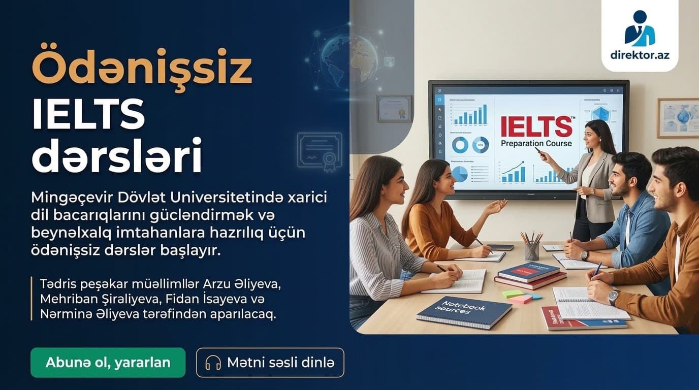 MDU-da ödənişsiz IELTS kursları keçiriləcək