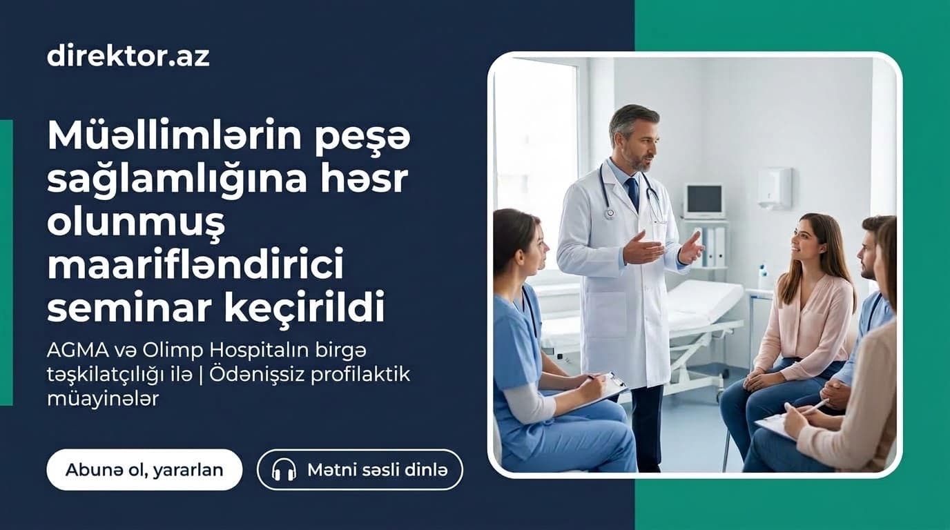 Müəllimlər üçün ödənişsiz tibbi müayinələr keçirilib