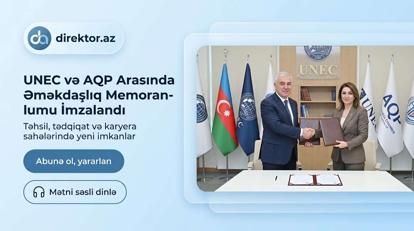 UNEC ilə Azərbaycan Qiymətləndiricilər Palatası arasında əməkdaşlıq