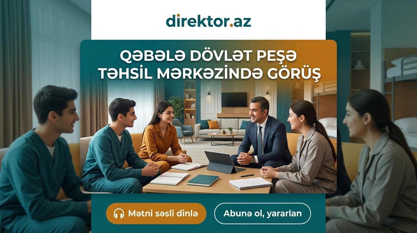 Qəbələ yataqxana xidmətindən yararlanan tələbələrlə görüş keçirilib