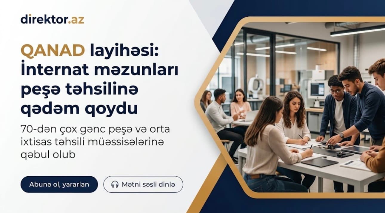 İnternat məktəblərindən təhsil müəssisələrinə qəbul olan tələbələrlə görüş keçirilib