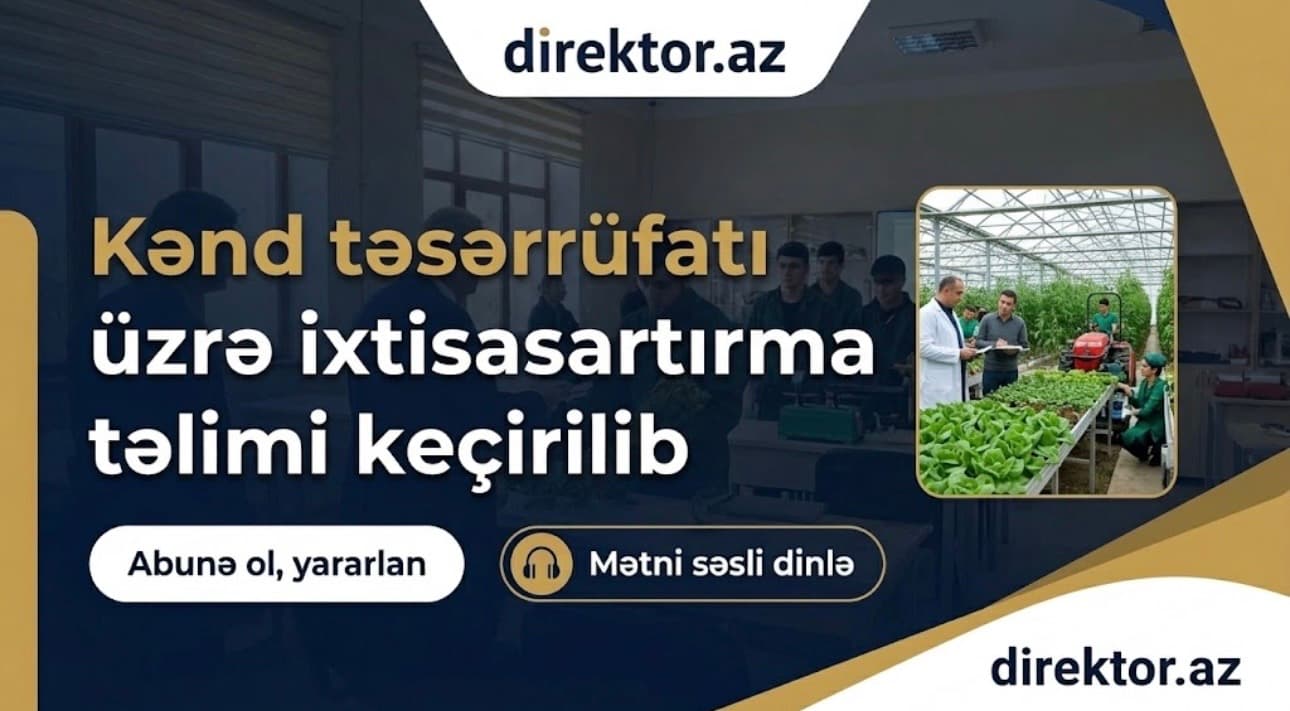 Qəbələ Dövlət Peşə Təhsil Mərkəzinin müəllimləri ixtisasartırma təlimində iştirak ediblər