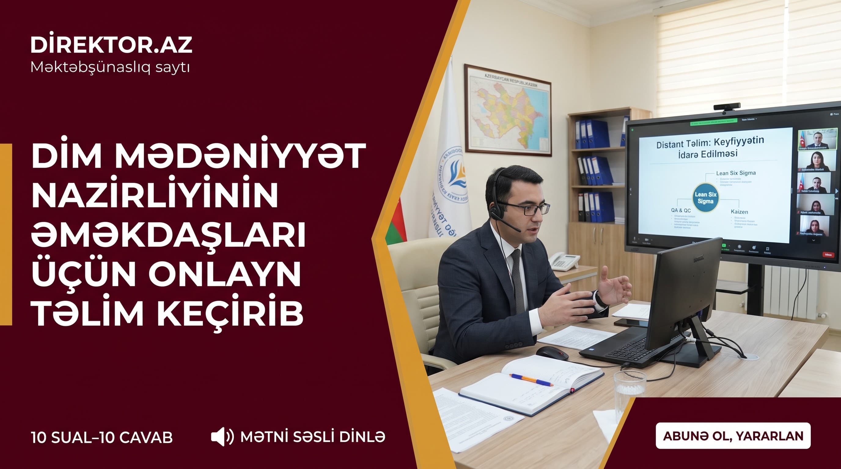 DİM “Keyfiyyətin idarə edilməsi” mövzusunda təlim keçirib