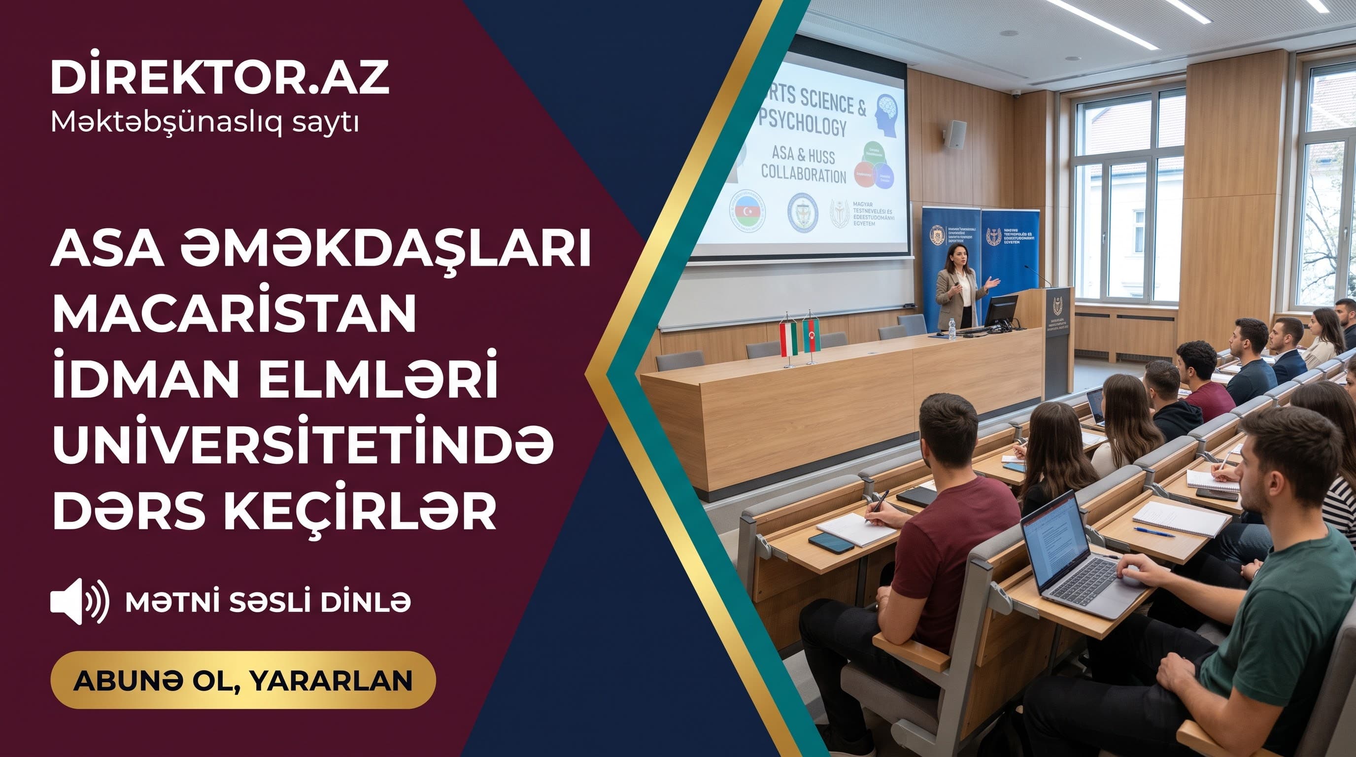 İdman Akademiyasının əməkdaşları Macarıstanda təlimdə iştirak edir