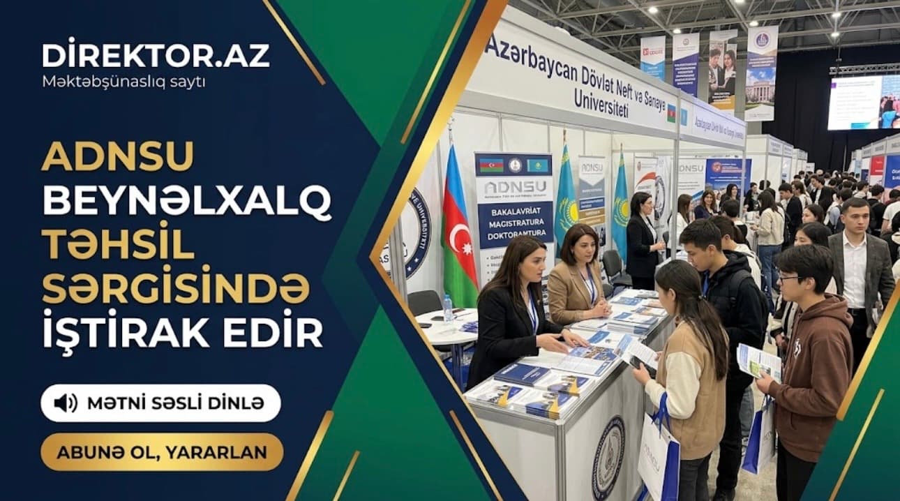 ADNSU Qazaxıstanın Beynəlxalq Təhsil Sərgisində iştirak edib