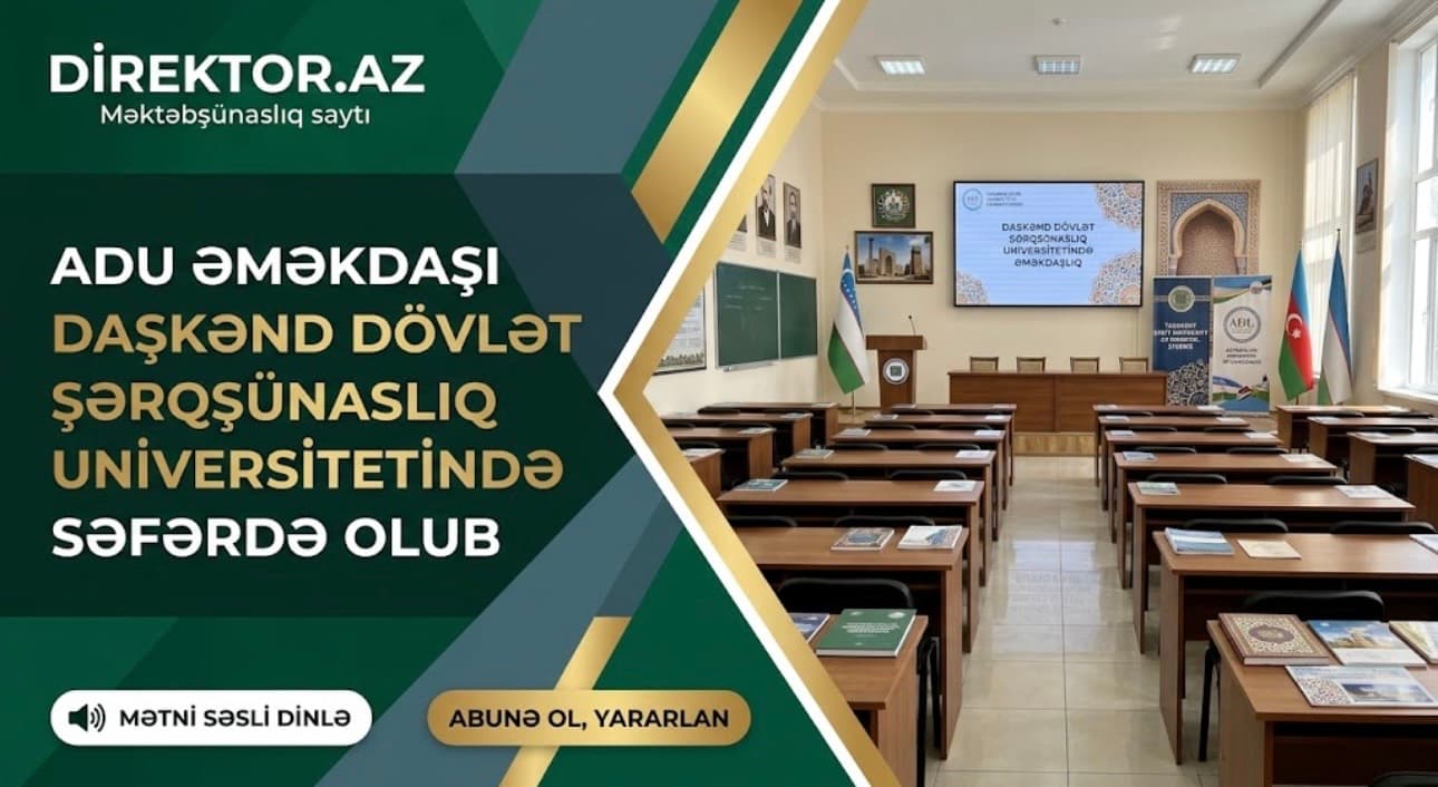 ADU əməkdaşı Özbəkistanda akademik səfərdə olub