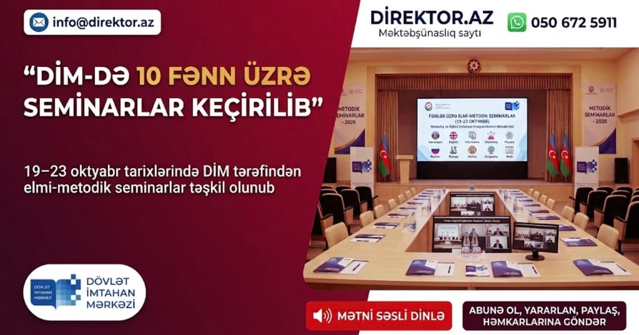 DİM elmi-metodik seminarlar keçirib