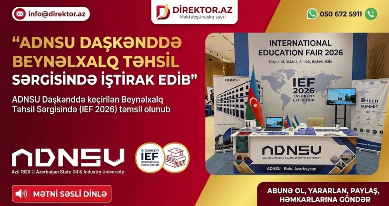 ADNSU Beynəlxalq Təhsil Sərgisində iştirakını Daşkənddə davam etdirib