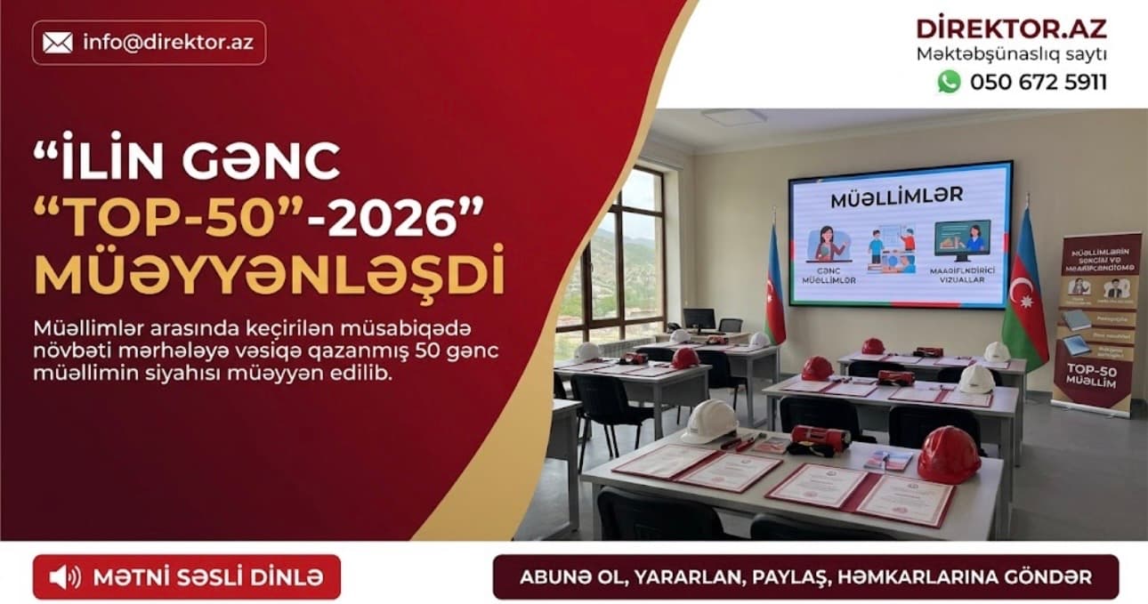 “İlin gənc müəllimi-2026” müsabiqəsinin qalibləri