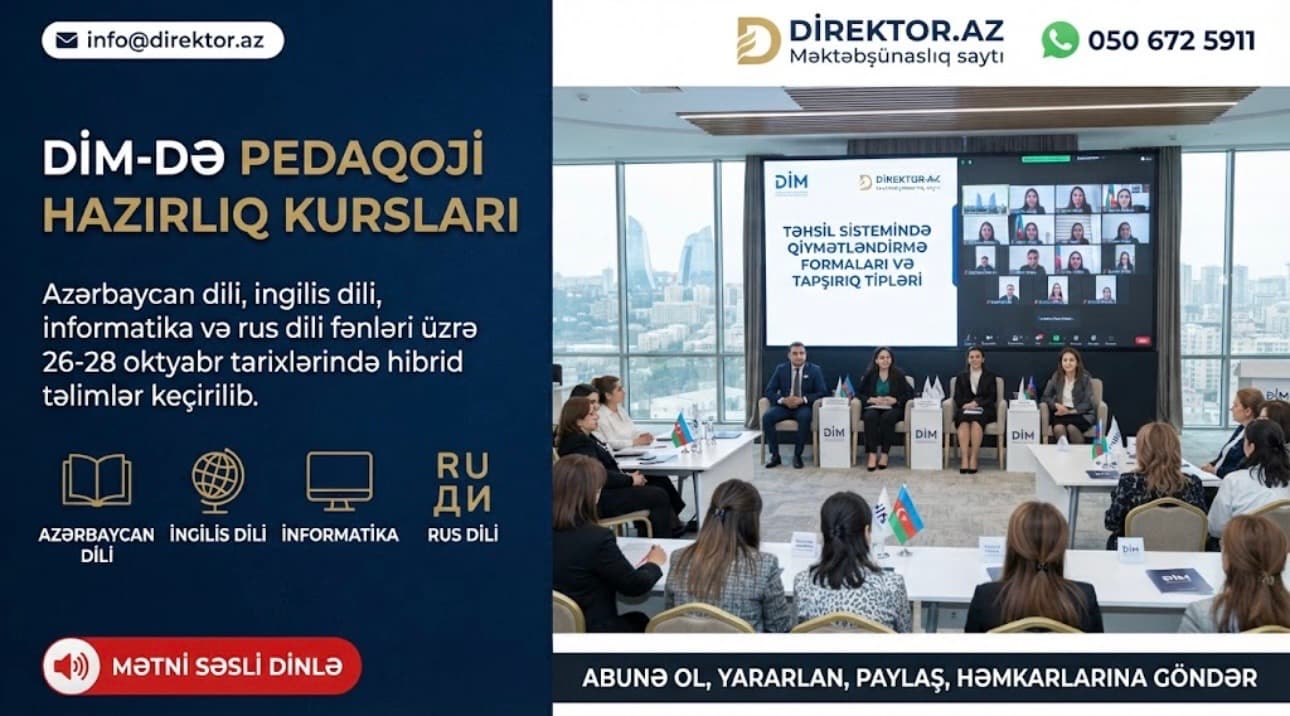 DİM fənnlər üzrə hazırlıq kursları keçirir