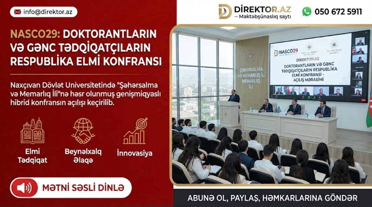 NDU-da Doktorant və gənc tədqiqatçıların Respublika Elmi Konfransı açılıb