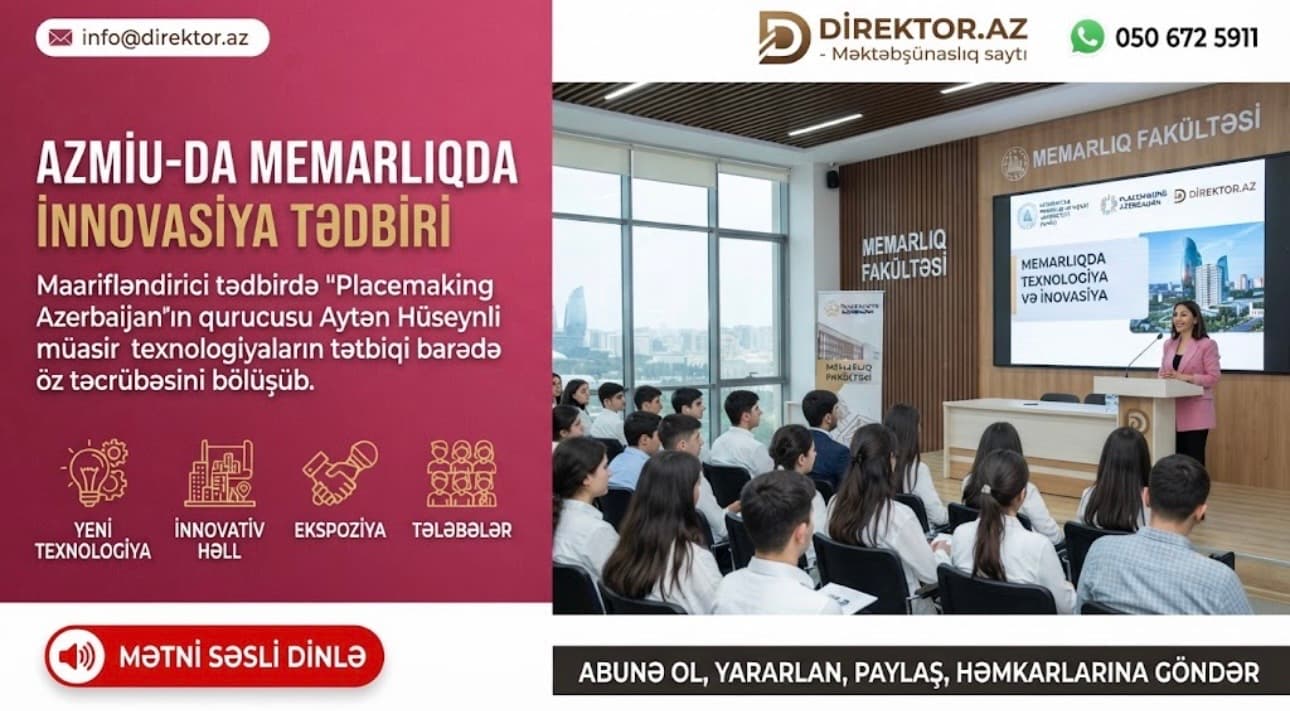 AzMİU-da texnologiya və innovasiya mövzusunda tədbir keçirilib